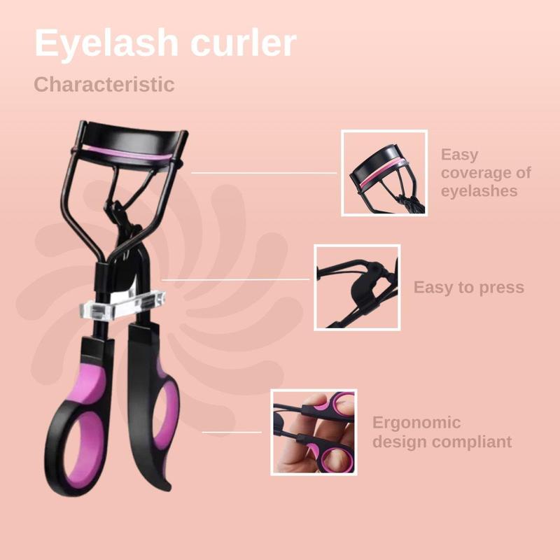 Eyelash Curler with Eyelash Combs & Brushes, Summer Gifts, 12pcs set Lash Curler Kit, Classic Lash Curler with Replacement Pads & Eyelash Separator Tool & Spoolie Brushes, Eyelash Curlers with Lash Separator Tool, Eye Makeup Cosmetic Tool