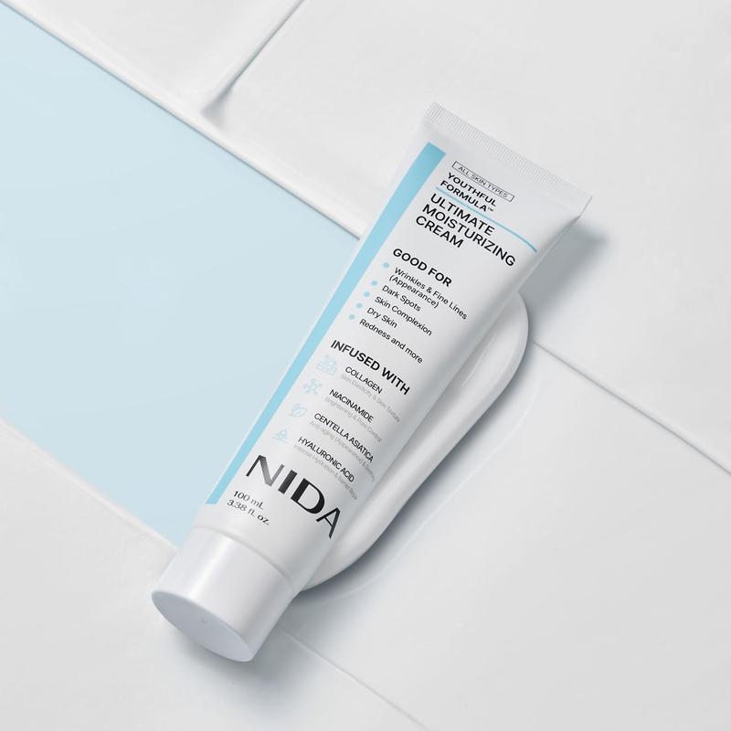 Ultimate Moisturizing Cream, Moisturizers Skincare | Centella Asiatica, Niacinamide, Fine Lines, Hyaluronic Acid, Collagen | Skin Repair, Wrinkles, Dark Spots, Dry Skin, Redness | 3.38 fl. oz., 100ml