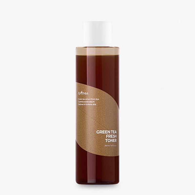 [Isntree] Green Tea Fresh Toner 200ml, Green tea extract from Jeju, Contains grind green tea, Moisture Toner, All Skin Type, Korean Skin Care