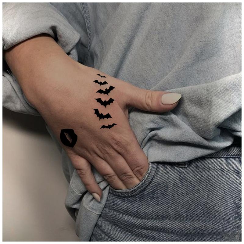Halloween Tattoo Stickers Wound Tattoo Stickers Simulation tattoo tattoo scar tattoo tattoo knife simulation Waterproof Tattoo Sticker 36pcs