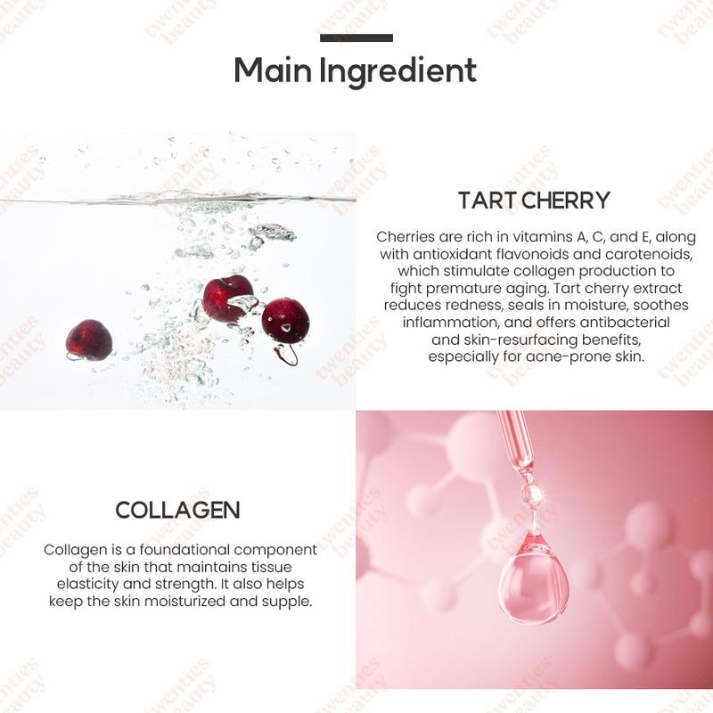 miraclair Tart Cherry Collagen Serum Mask
