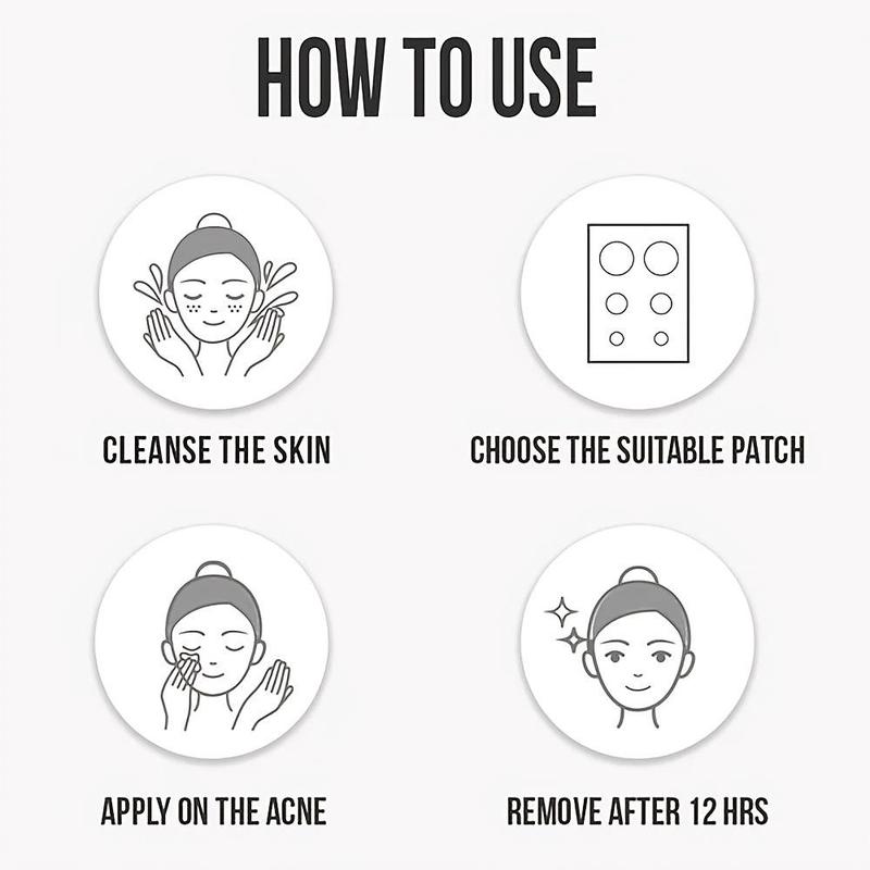 Star Shaped Acne Cover Patch, 1200pcs Hydrocolloid Acne Care Patch, Acne Clearing Products, Facial Care Product for Women & Men