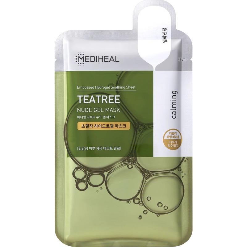 MEDIHEAL OFFICIAL Teatree Nude Gel Soothing Mask Skincare Calming Cleansing Facial