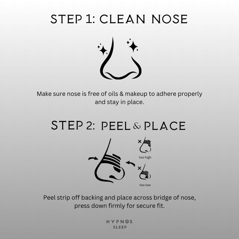 Hypnos Sleep Greek God Pack: 30 Pack Mouth Tape and Nasal Strips | For Nasal Breathing & Better Sleep | Bye Bye Snoring