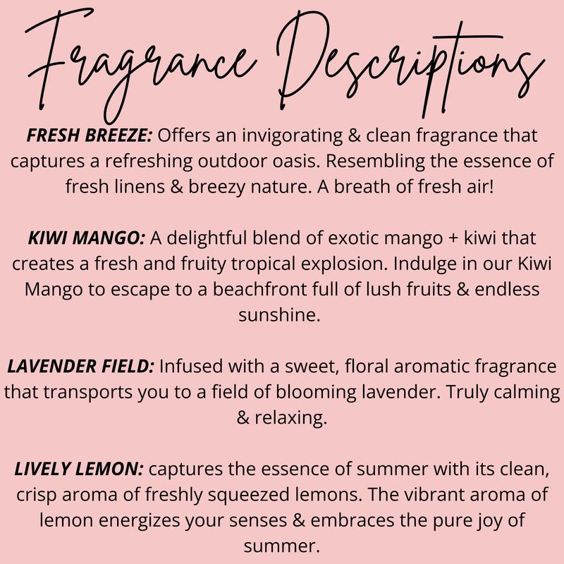 TRAVEL SIZE BODY LOTIONS - The Lotion Company 2 ounce full body moisturizer (14+ fragrances); Made in the USA Body Care Comfort Scent Blend Bright Gentle
