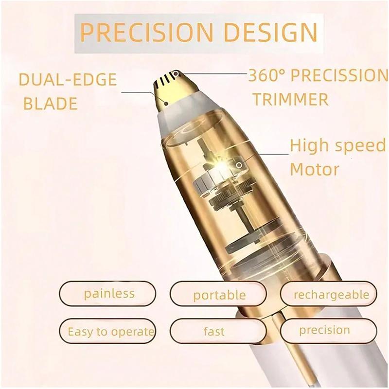 Electric Eyebrow Trimmer, 1 Count Automatic Eyebrow Shaver, Easy to Use, Portable Eyebrow Shaping Tool for Women, Facial Hair Shaver for Daily