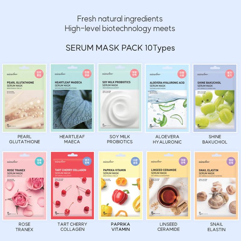 miraclair Tart Cherry Collagen Serum Mask