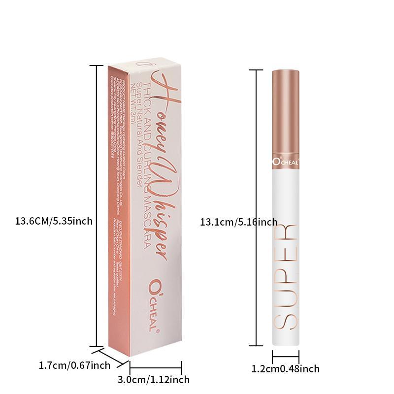Long Lasting Mascara, 1 Box Natural Curl Eyelashes Mascara, Eye Lashes Lengthening Volumizing Mascara Stick, Professional Eye Makeup Products