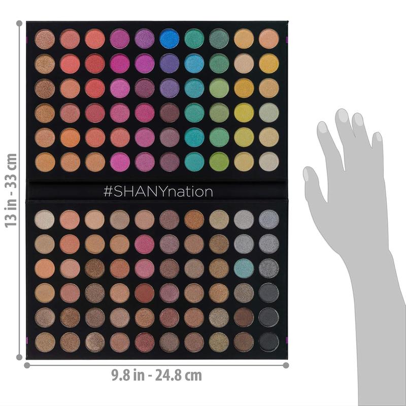 120 Color Highly Pigmented Makeup Palette Long Lasting Blendable Natural Colors Eye shadow Palette Natural Nude and Neon Combination