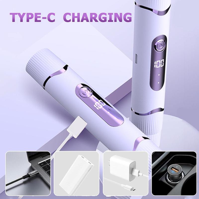 Double Head Design Electric Shaver, 1 Count Rechargeable Electric Hair Trimmer, Wet & Dry Use Personal Body Trimmer for Home & Outdoor Travel Use