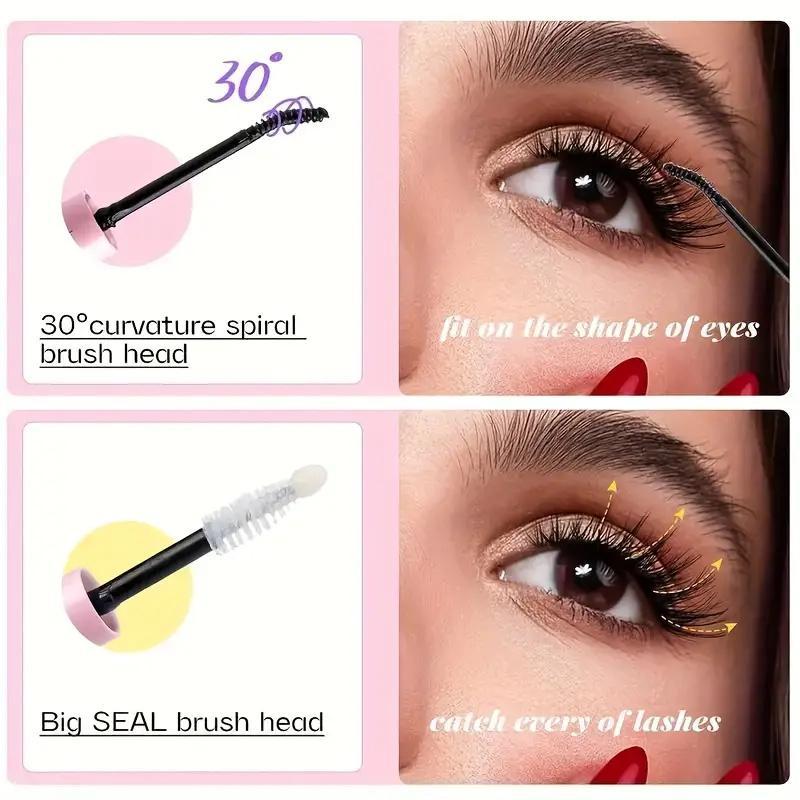 Waterproof DIY Eyelash Extension Adhesive and Sealing, 2 in 1 Long-lasting Strong Eyelash Glue, Eyelash Extension Glue for Cluster Eyelashes