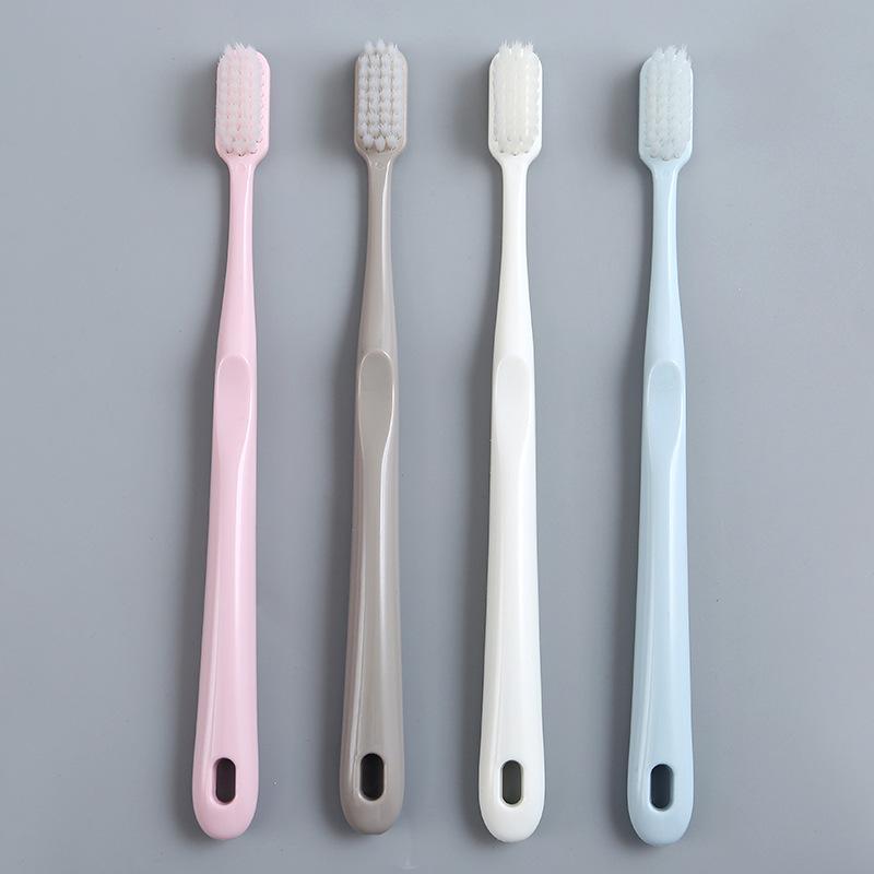 4pcs set Pastel Color Soft Bristle Toothbrush, Colorful Toothbrush Set, Deep Cleaning Toothbrush For Adults & Kids
