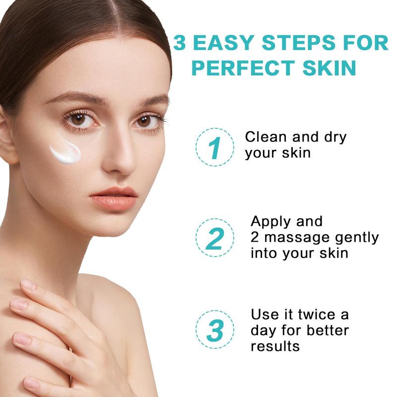 Retinol Collagen Moisturizer (1 2pcs), Press-on Retinol Serum Cream, Hydrating Nourishing Face Lotion for Women & Men, Christmas Gift