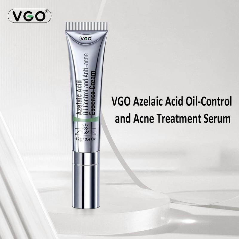 VGO Relief Facial Serum Remove a_c_n_e Essence Face Serum, 12ml 0.4oz Skincare Which Make Skin Clear Acne Azelaic Acid