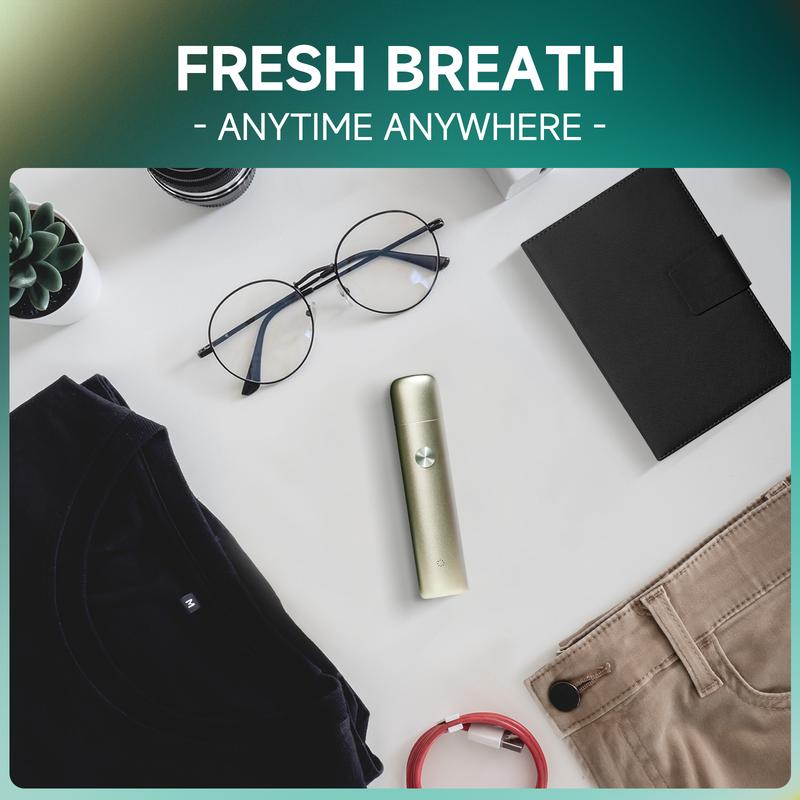 Electric Oral Spray, ZDEER Smart Fresh Oral Spray, Fix Bad Breath, Breath Fresheners Rechargeable Oral Care Mist, Oral Spray Fresh Breath for Men and Women, Ultra fine Mint Flavor Mist for Mouth Alcohol Free