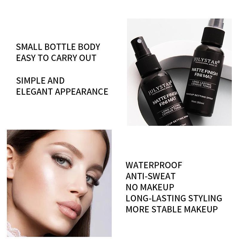 50ml Long-lasting Hydrating Makeup Setting Spray, Smooth Lightweight Moisturizing Makeup Fixer Spray, Portable Cosmetic Tool Daily Makeup Accessories, Body Mist