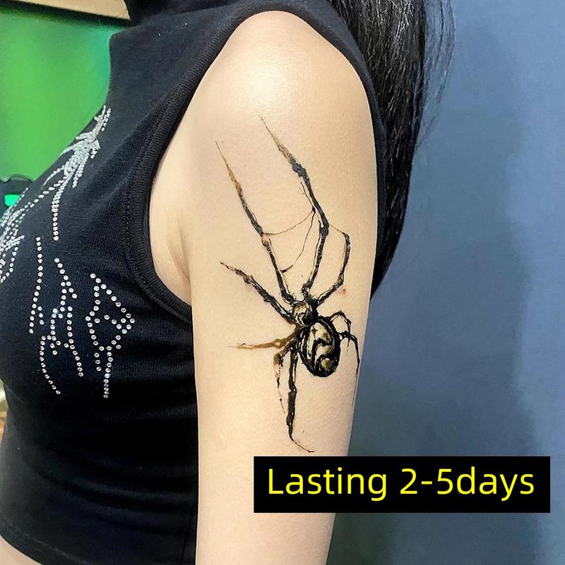 Henna Tattoo Paste, 12pcs box Long Lasting Natural Look Temporary Tattoo Body Art Paint, Body Makeup for Women & Girls