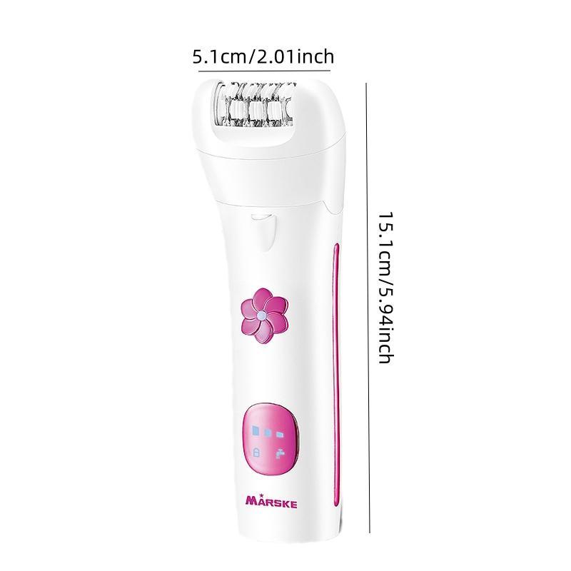 Electric Hair Epilator, Portable Hair Removal Tool for Women with LED Light, Electric Shaver for Arms, Legs, Underarms, Bikini