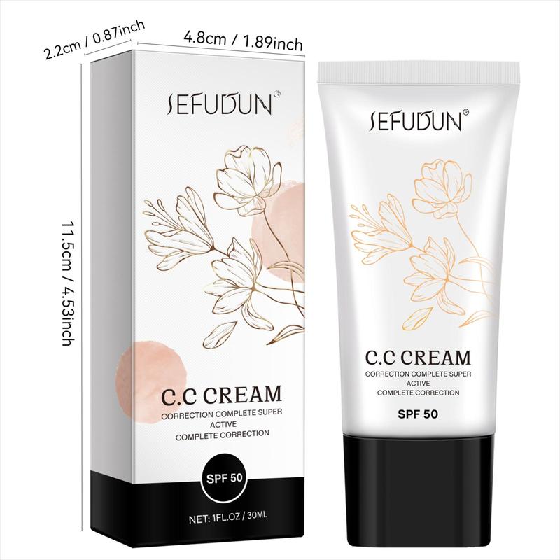 6-in-1 Makeup Base Cream, 2 Counts Hydrating Face Makeup Primer, Long Lasting Brighten Skin, Waterproof Natural Color Makeup Base