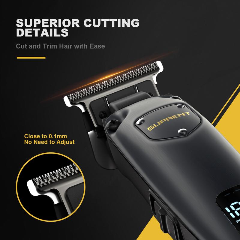 [HOME CLIPPER ] ALL IN ONE  CLIPPER SUPRENT Hair Clippers for Men Professional, USB-C Rechargeable Cordless Clippers for Hair Cutting, Mens Hair Clippers and Trimmer Kit for Barber with LED Display for Barbers & Home UseFashion gifts