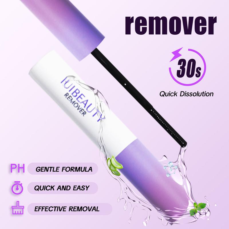 IUI DIY Lash Extension Kit Clusters Individual Lashes Kit Beginner Friendly Lash Bond and Seal, Lash Tweezer for DIY Eyelash Extension at Home For Girl Makeup