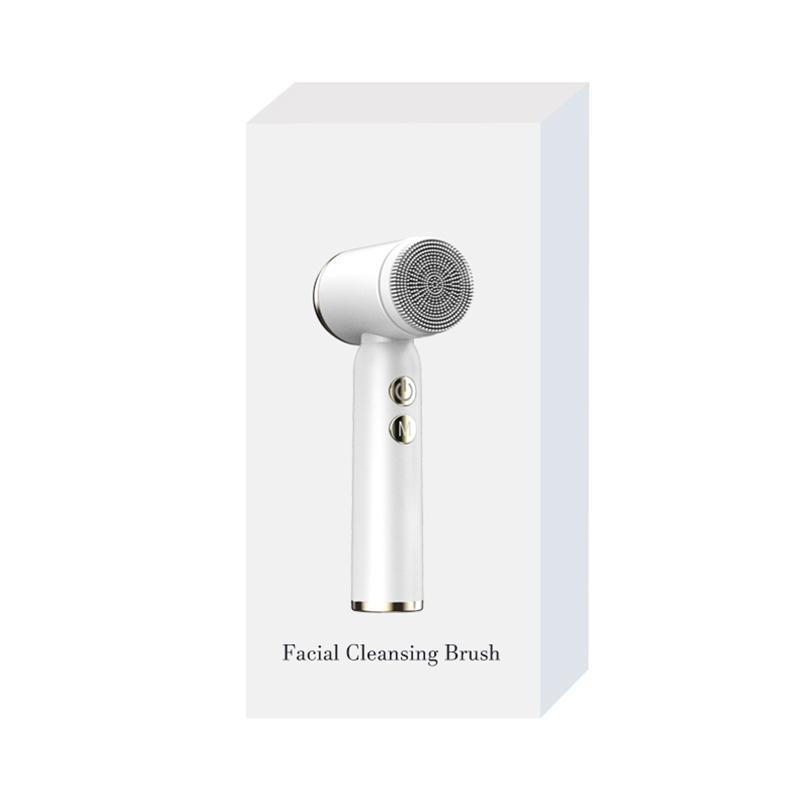 6 in 1 Electric Facial Cleansing Brush with LCD Display Screen, 1 Set Silicone Face Massager, Facial Beauty Instrument for Women & Men, Electric Face Wash