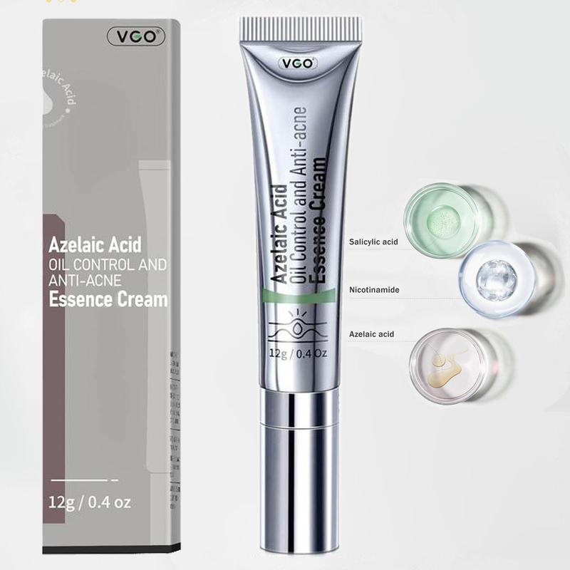 VGO Relief Facial Serum Remove a_c_n_e Essence Face Serum, 12ml 0.4oz Skincare Which Make Skin Clear Acne Azelaic Acid