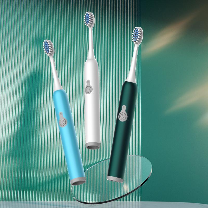 Electric Toothbrush Set, Rechargeable Electric Toothbrush with 4 Counts Brush Heads, Portable Toothbrush for Home & Travel