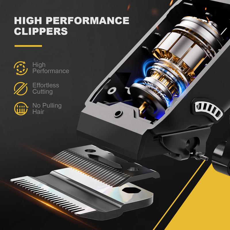[HOME CLIPPER ] ALL IN ONE  CLIPPER SUPRENT Hair Clippers for Men Professional, USB-C Rechargeable Cordless Clippers for Hair Cutting, Mens Hair Clippers and Trimmer Kit for Barber with LED Display for Barbers & Home UseFashion gifts
