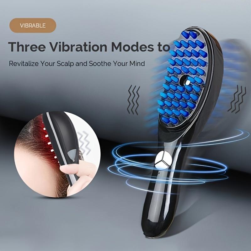 Electric Massager Comb ,Comfor Head Scalp Massage Comb with Vibrating Function and Steamer Spray，Gift for Family