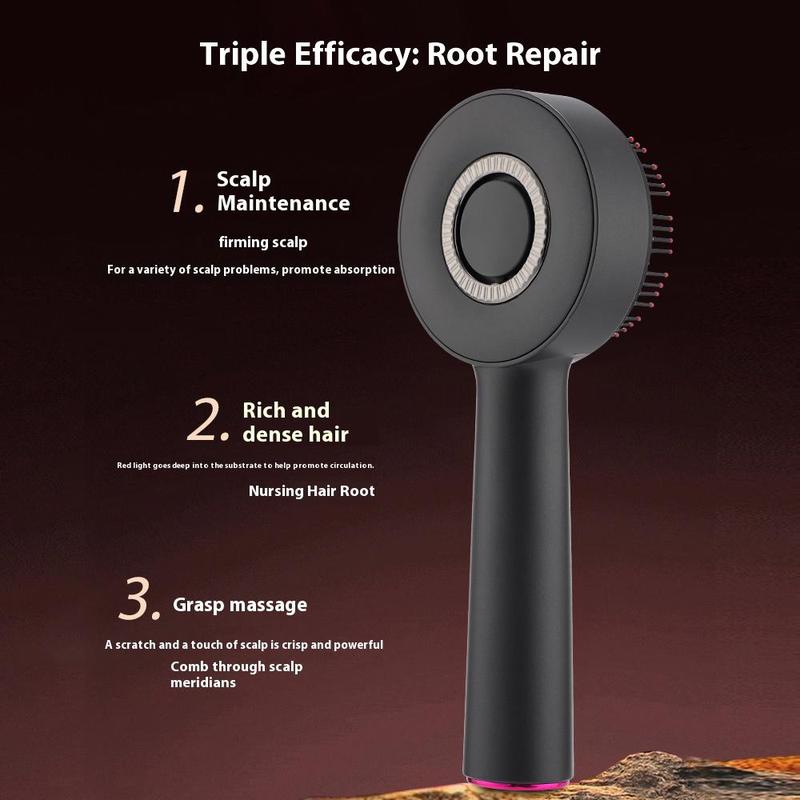 Electric Scalp Massager, 6ml Large Capacity & 8 Roller Ball Design Hair Care Comb, Type-c Rechargeable Massage Comb for Home Travel Use, Comfort Scalp Massager, Hair Massager, Gift Ideas for Women, Christmas, Christmas Gift