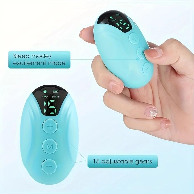 Smart Handheld Sleep Aid Machine, Portable Personal Care Sleep Aid Appliance, Sleep Helper Tool, Wireless Comfort Handheld Sleep Instrument, Body Care Vibration Massage Products, Christmas Gift