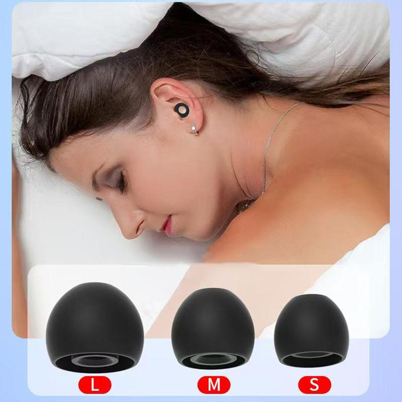 Reusable Noise-reducing Earplugs with 3 Pairs Earbud Tips, 18dB Noise Cancellation Earplugs for Christmas Gift, Hearing Protection Earplugs for Sleeping, Swimming, Sports