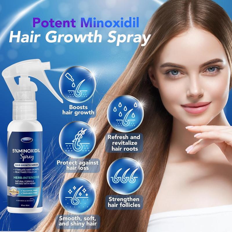 5% Minoxidil for Men Hair, Minoxidil Spray, Minoxidil for Women Hair Growth, Minoxidil for Men Beard, Hair Regrowth for Men, Minoxidil 5 Percent, Minoxidil 5% Hair Regrowth Treatment for Women, 60ml