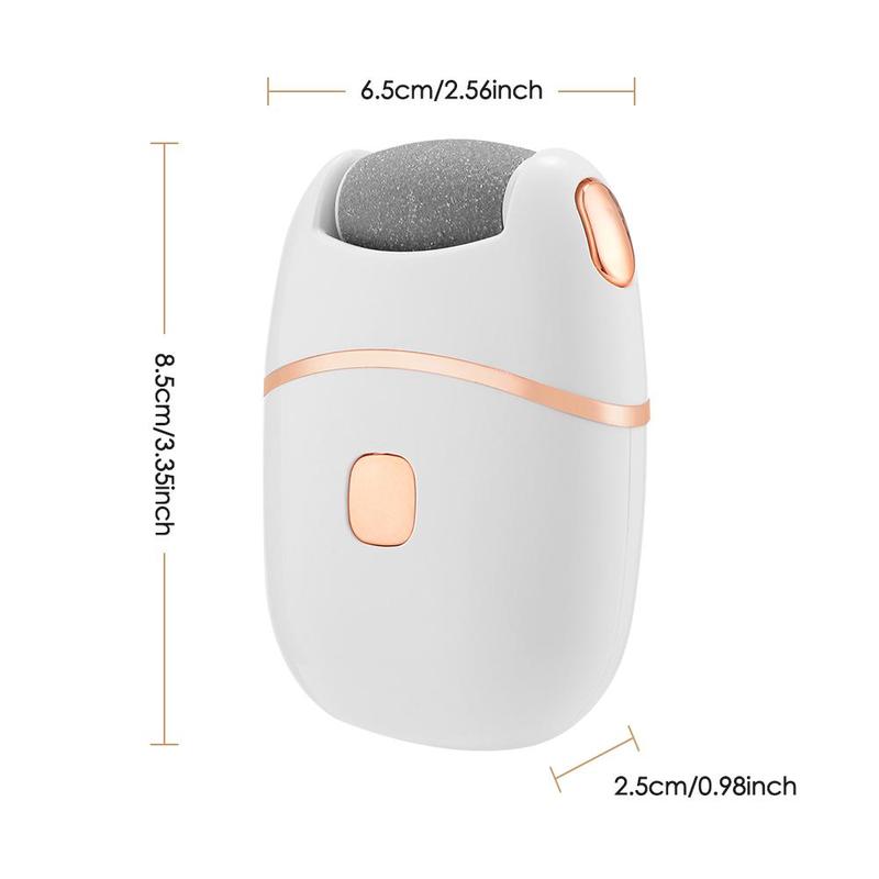 Electric Foot File, 1 Box Rechargeable Foot Callus Remover, 2 Speed Adjustment Foot File Tool, Professional Pedicure Tool for Home & Salon Use
