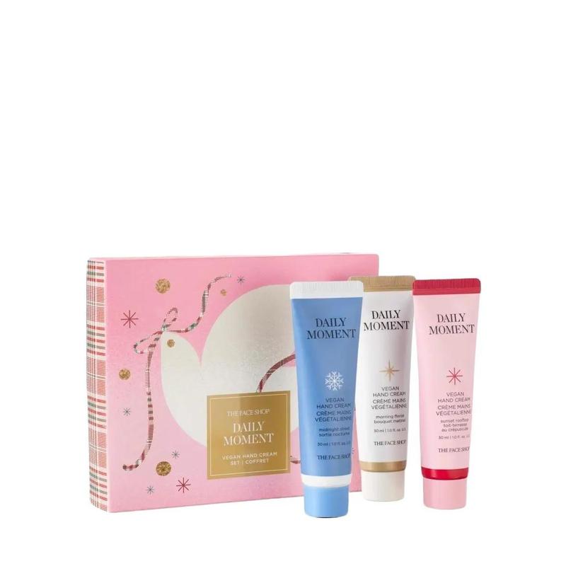 The Face Shop Daily Moment Vegan Hand Cream Set Soft, Scented