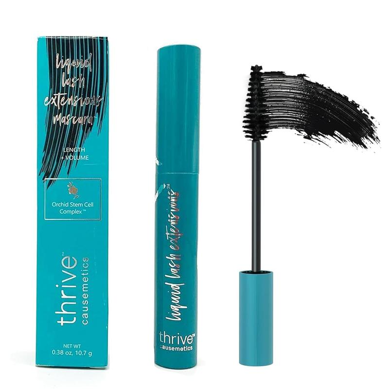 Mascara Liquid for Thrive Lash Extensions Mascara-Brynn Thick and Slender, Long-Lasting & Smudge-Proof, Waterproof and Sweatproof(Black 10.7g 0.38 OZ)