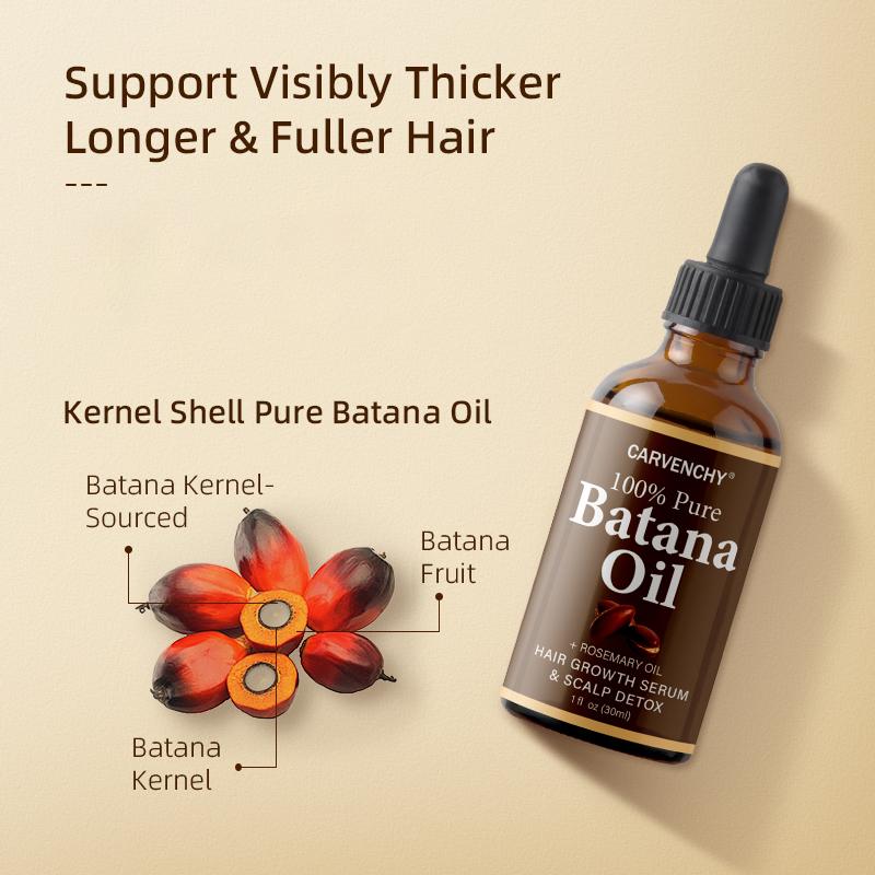 [3 Packs ONLY $14.99] CARVENCHY Batana Hair Care Oil for Strong Longer Fuller Healthy Hair, Haircare Daily Comfort