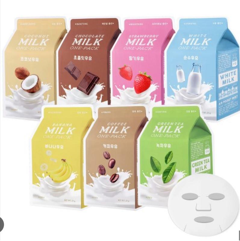 A'PIEU - Milk One Pack Sheet mask 5 pcs