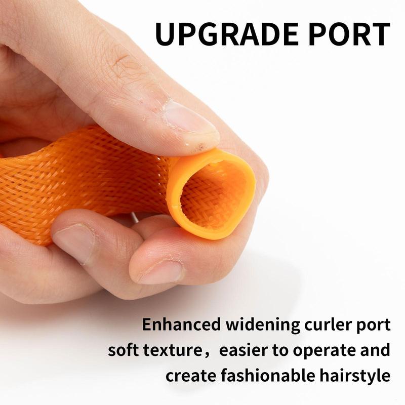 Heatless Spiral Hair Curlers Set for Long Hair (27pcs set), 24pcs No Heat Curls Hair Rollers & 3 Counts Manual Hair Styling Tools for Women & Girls