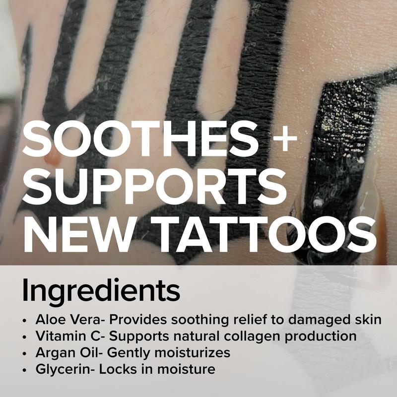 Mad Rabbit Tattoo Aftercare Soothing Gel & Moisturize -  For New Tattoo Care, Anti-Itch - Tattoo Care Gel Made with Clean Ingredients