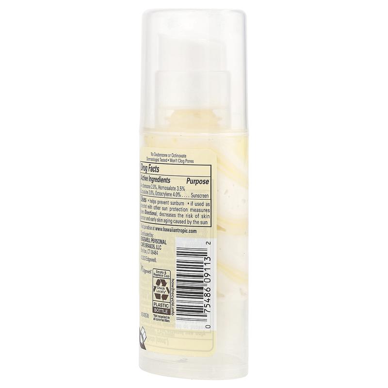 Hawaiian Tropic Weightless Hydration Face Sunscreen Lotion, SPF 30 , 1.7 oz (50 ml)