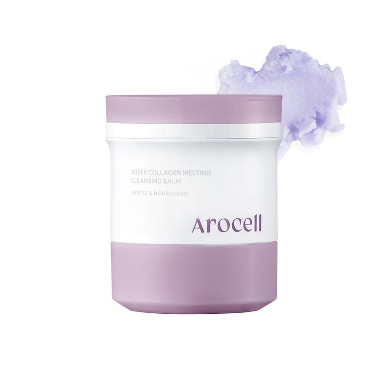 [AROCELL Official] Super Collagen Melting Cleansing Balm | Deep Pore Cleansing, Hydrating & Anti-Aging | Grinder-Type Hygienic Packaging