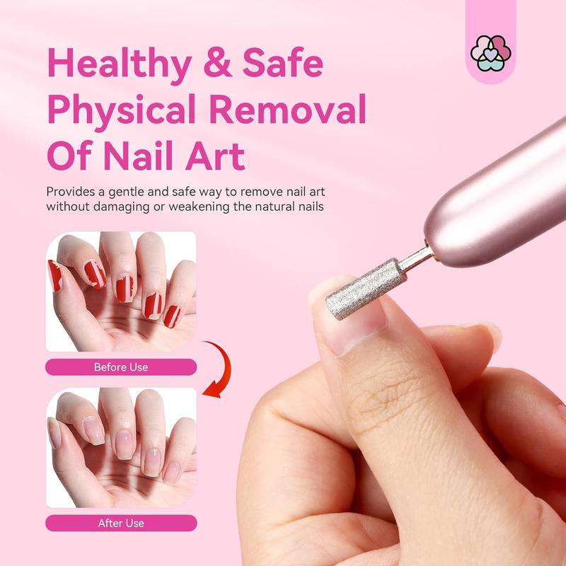 Electric Nail Drill - Electric Nail File Efile Nail Drill Professional Manicure with 6PCS Nail Drill Bits