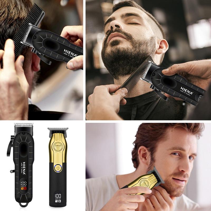 Professional Cordless Hair Clipper Set, 1 Box Men's USB Charging Hair Clipper and Trimmer Set, Beard Trimmer, Great Gift for Men