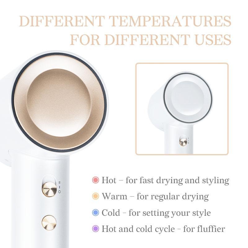 Tideway High-speed Hair Dryer  blow dryer +Sleek and Shine HA Steam Hair Mask