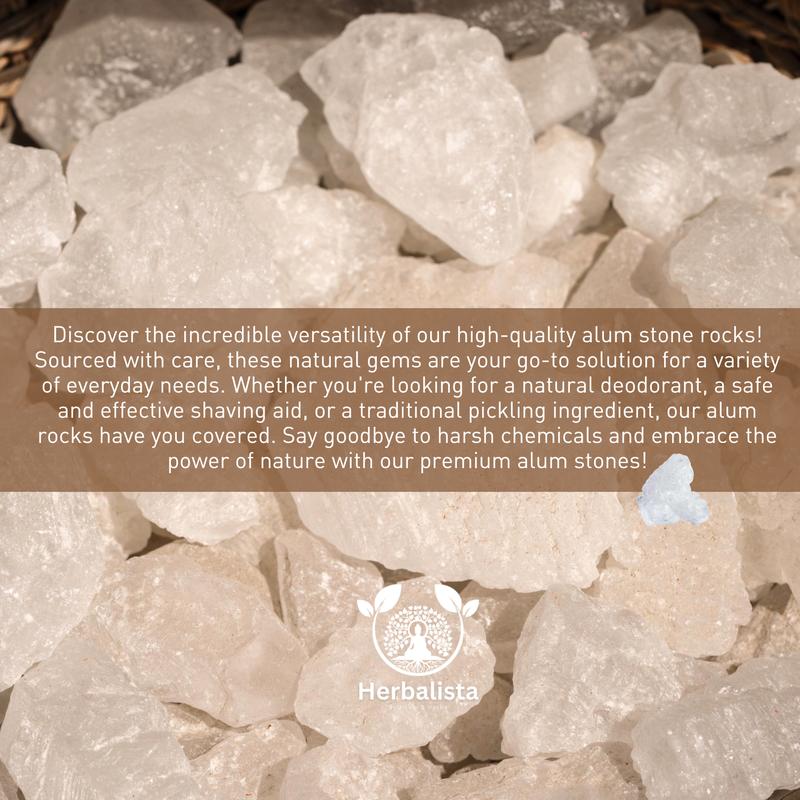Premium Large Alum Stone 4 oz (114g) - Natural Crystal Body Care & Healing | Multi-Purpose Shaving Stone for Skin Care & Healing | Piedra de Alumbre