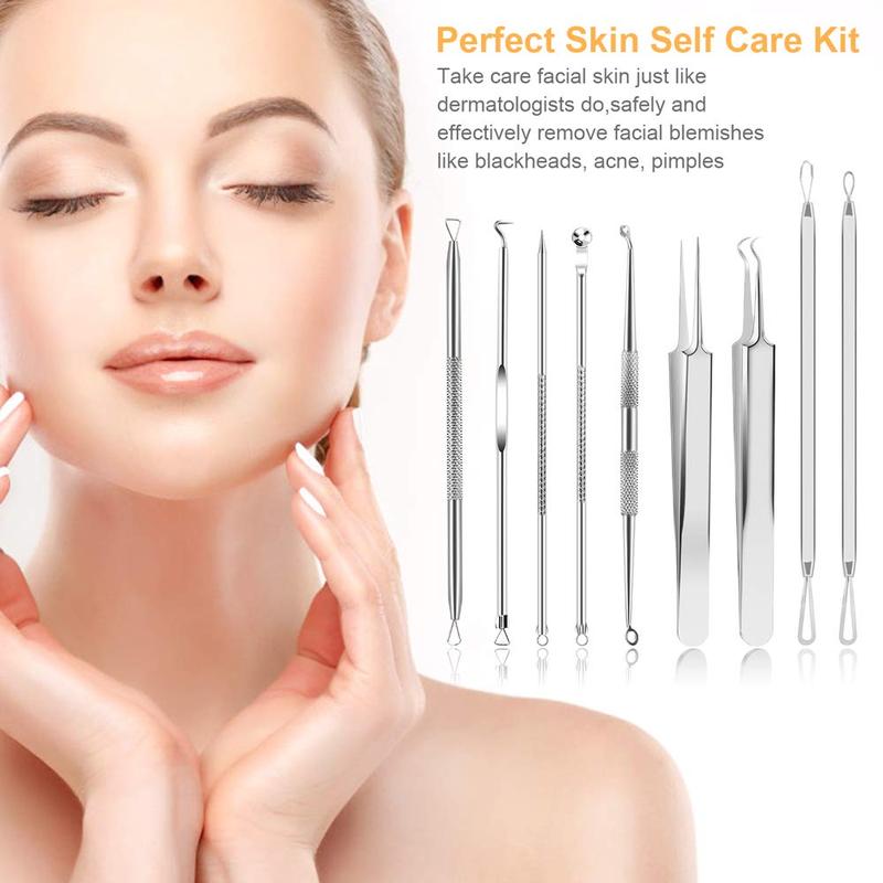 Skincare 9-Piece Pimple Popper Kit - Clear Your Skin!  Comfort
