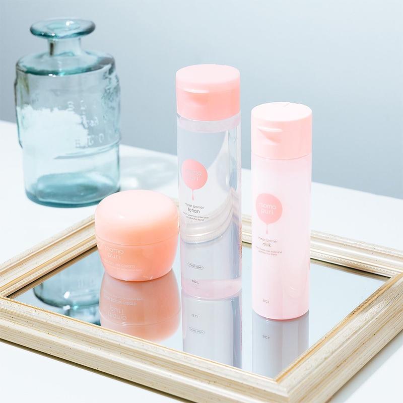 BCL - Momo Puri Moist Barrier Cream 80ml  | REPLENISH SKIN BARRIER WITH JAPANESE PEACH CERAMIDE WATER, MADE IN JAPAN