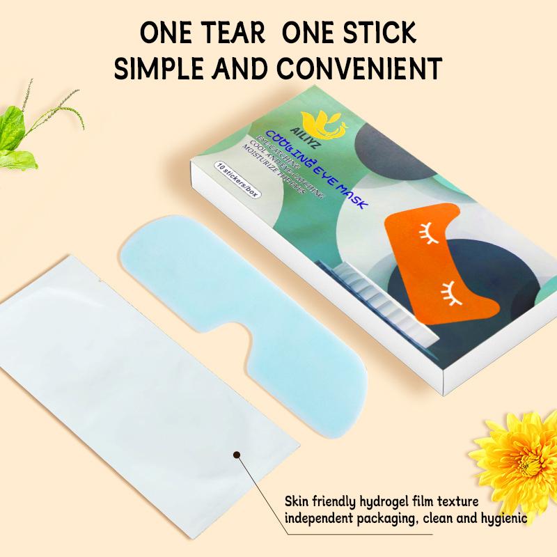 AILIYZ Eye Care Patch 10 counts Eye Pads for & Tired Eyes & Dry Eyes Eye Cooling Pads for Puffy Eyes, Office Eye Relief & Refresh Refresh and Revitalize Tired Eyes